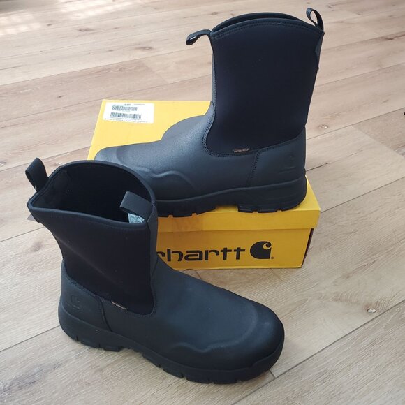 New Carhartt Kentwood 9” STEEL TOE WELLINGTON Mens Work Boot Size 11.5 FK9201-M - Picture 2 of 16